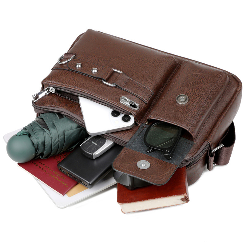 Women Leather Camera Bag, 22*15cm - Image 4