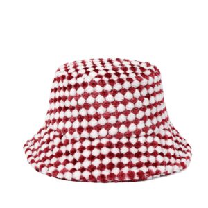 Knit Bucket Hat Fisherman Cap